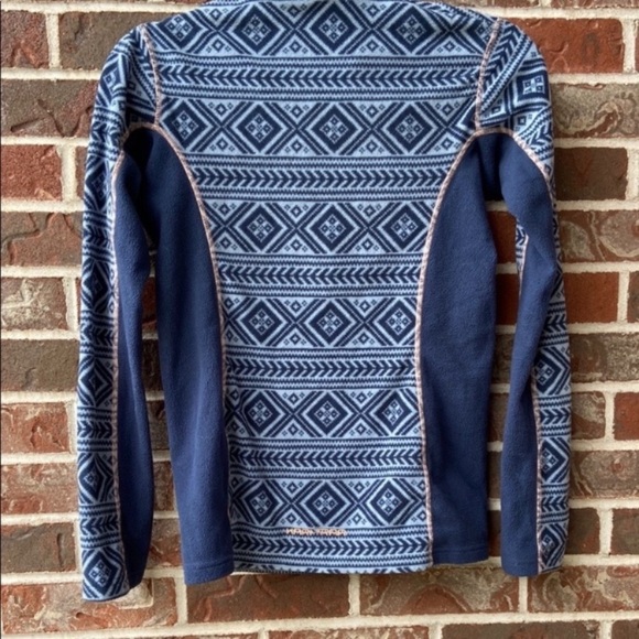 Kari Traa Blue and Pink Patterned Ski Jacket - Picture 5 of 7